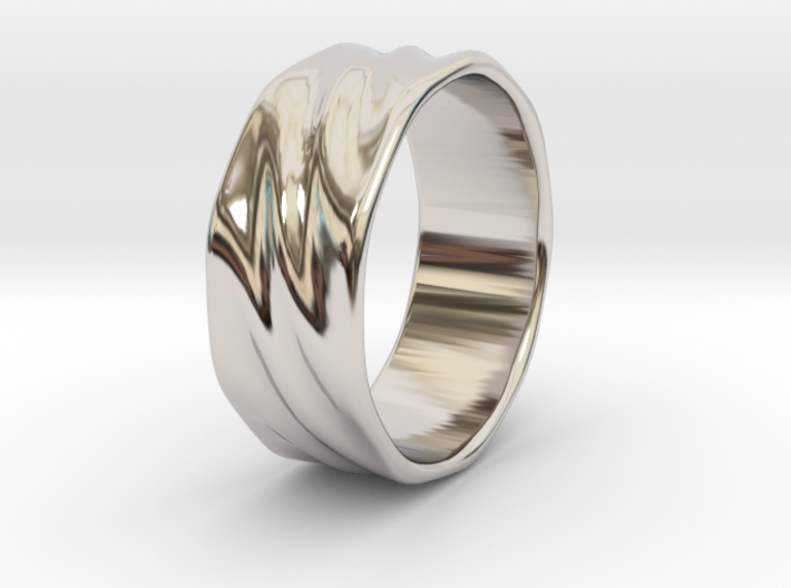 Ripple Ring 3d printed 