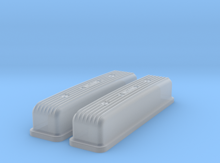 1/16 Buick Nailhead Weiand Valve Covers 3d printed
