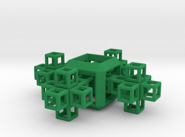 SCULPTURE COLLECTION 4 Crosses 1 HyperCube 3d printed