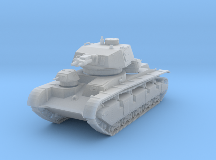 PV111C Pzkw NbFz VI w/separate MG turrets (1/100) 3d printed