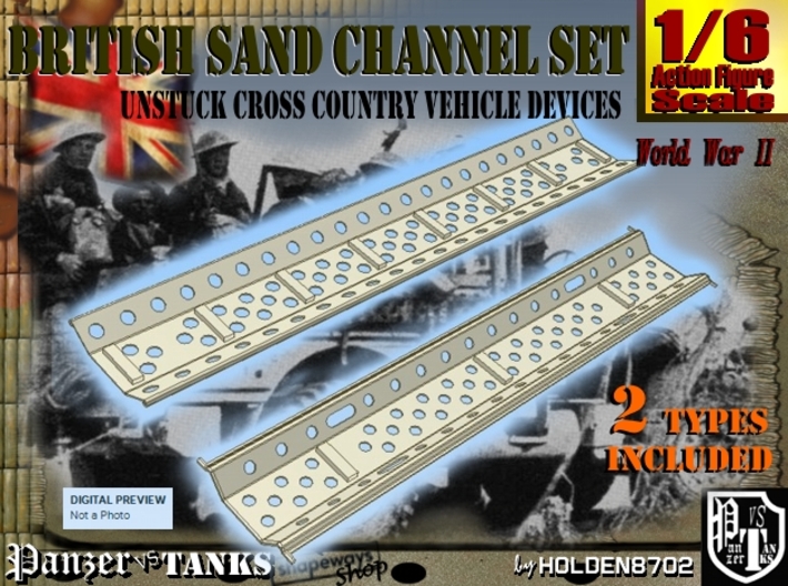 1-6 British Sand Channel Set 3d printed