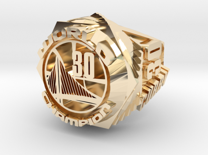 Curry championship Ring 3d printed