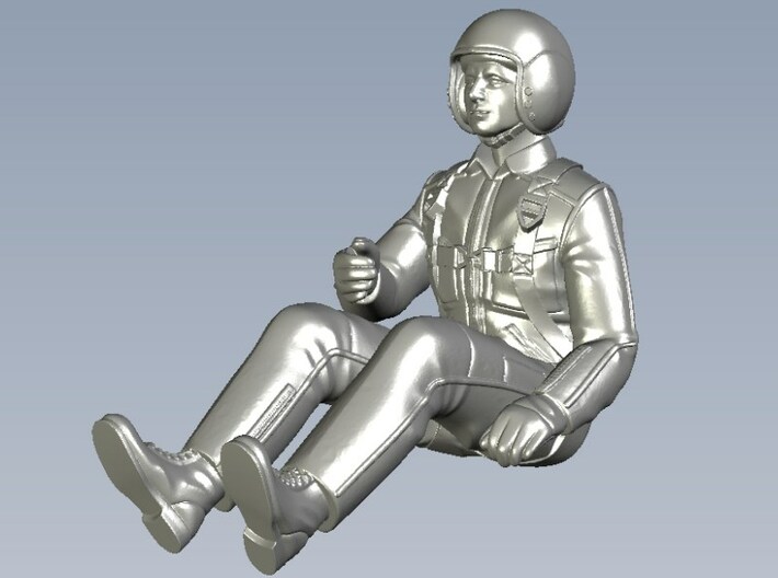 1/15 scale NATO aircraft pilot figure 3d printed 