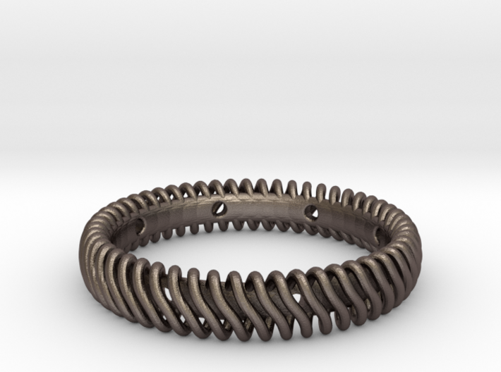 Wire Rope Ring Size 10 - ID - 19.77mm 3d printed