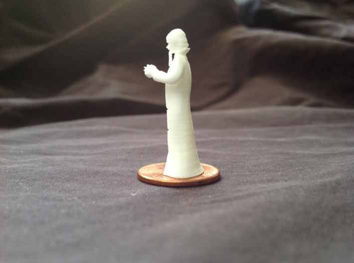 Wizard2 3d printed an example of this miniature in white plastic