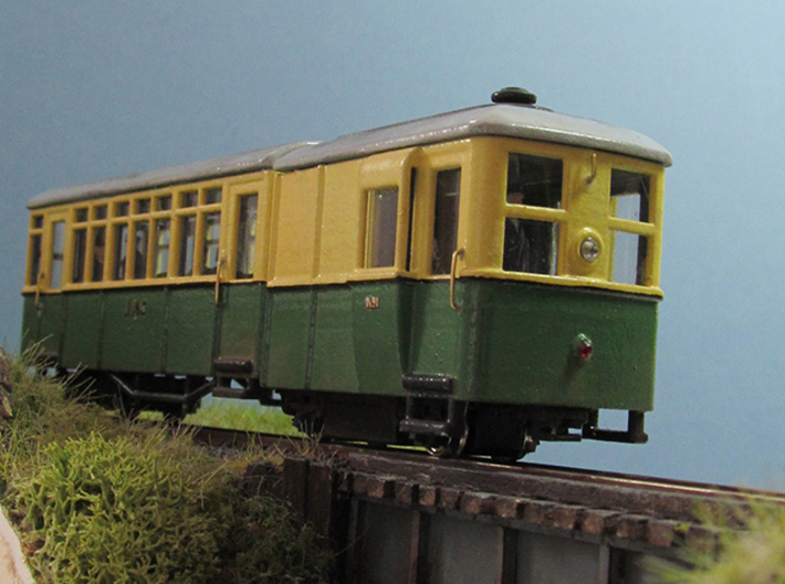 009 Sentinel Railcar Long Coach 3d printed 