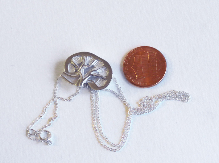 Anatomical Kidney Pendant 3d printed Chain not included.