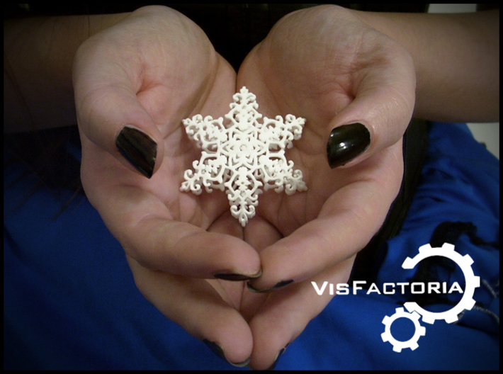 Victorian Christmas Ornament Snowflake 3d printed 