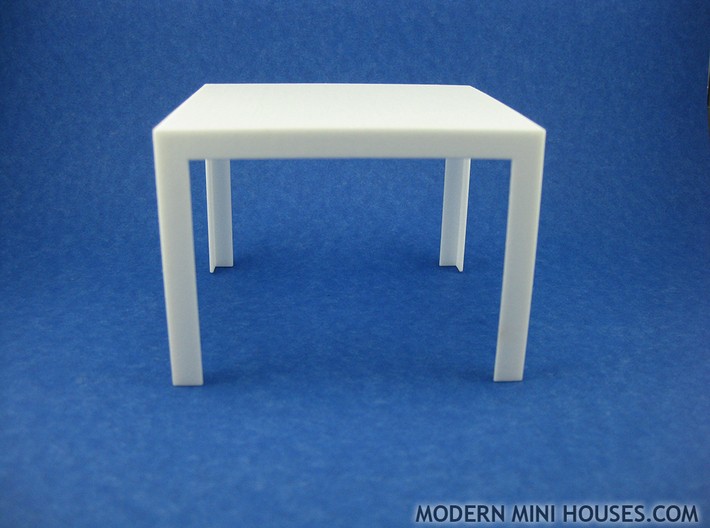 Quatro Modern Dining Table 1:12 scale 3d printed 