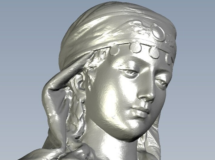 1/9 scale gypsy girl bust 3d printed 