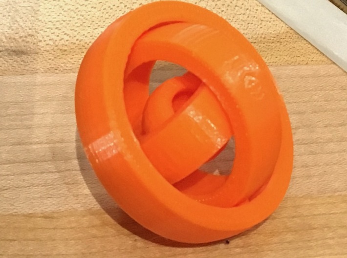 Spinny Fidget 3d printed Prototype print on home printer