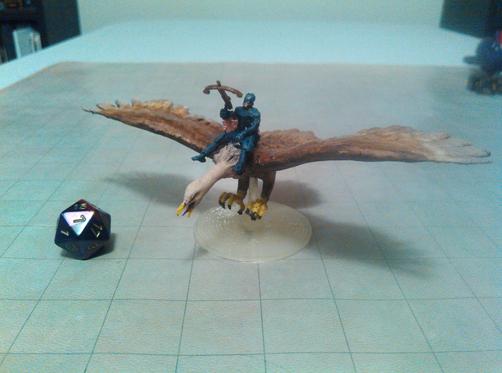 Feathergale Knight And Vulture Mount 3d printed