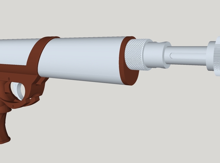 ESB Sidearm Barrel Parts 3d printed 