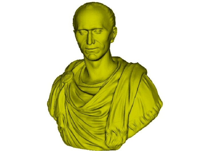 1/9 scale Roman general Gaius Julius Caesar bust 3d printed