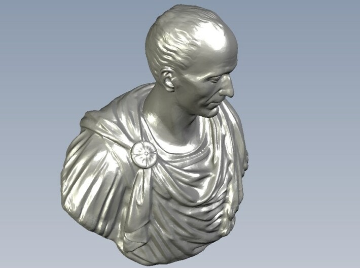 1/9 scale Roman general Gaius Julius Caesar bust 3d printed