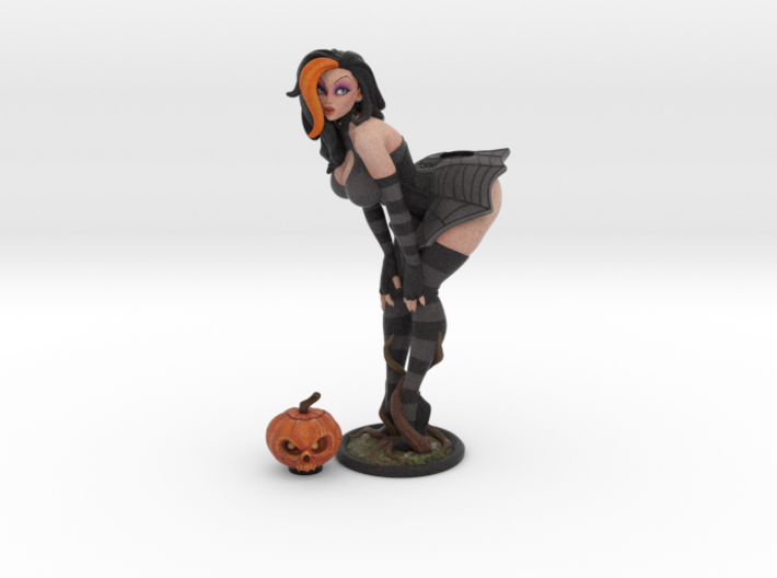 Pumpkin Pinup 150mm 3d printed