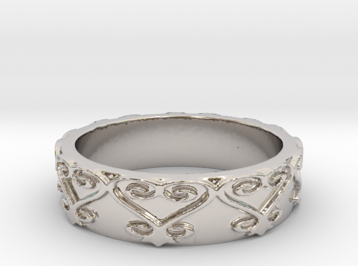 Sankofa Ring Size 7 3d printed