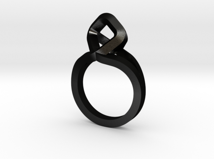 Sharp Rhythm Ring, us size 5 ,d=15,5 mm 3d printed