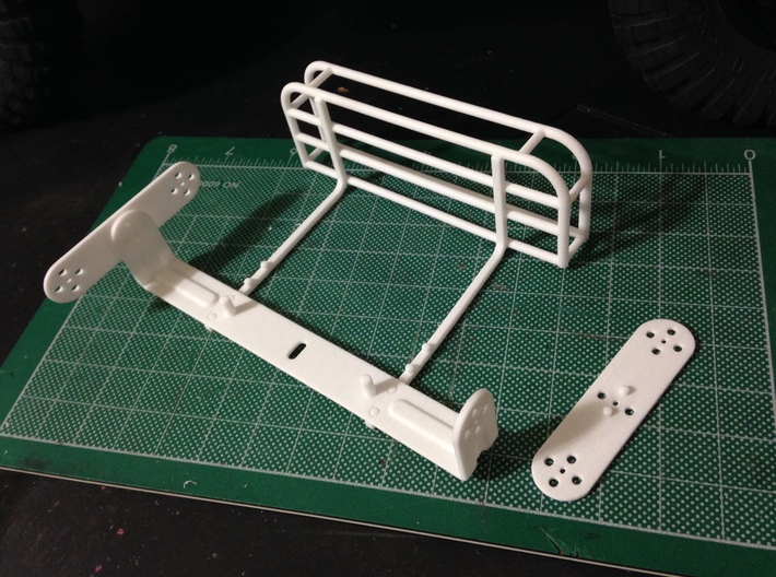 AJ10009 RotopaX Rear rack 3d printed The rack can be configured in a number of ways.