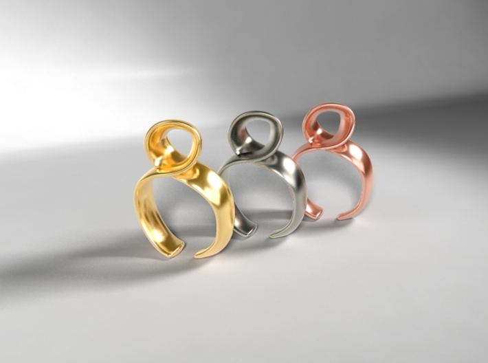 Noodle ring 3d printed 