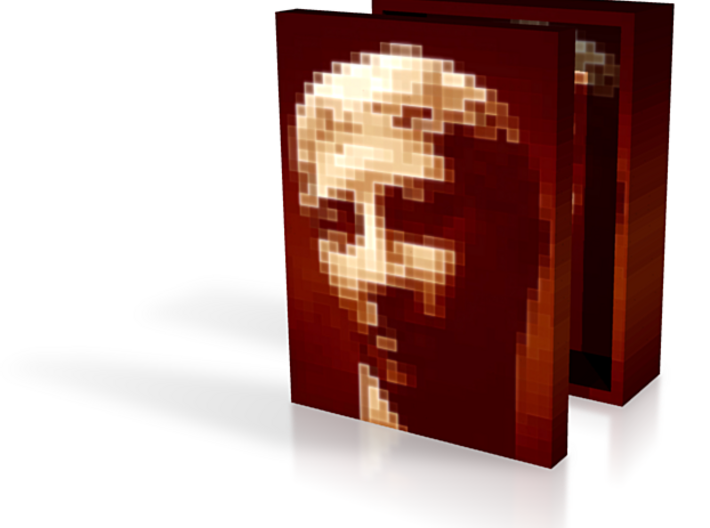 Brown Portrait Squares Box 3in 3d printed