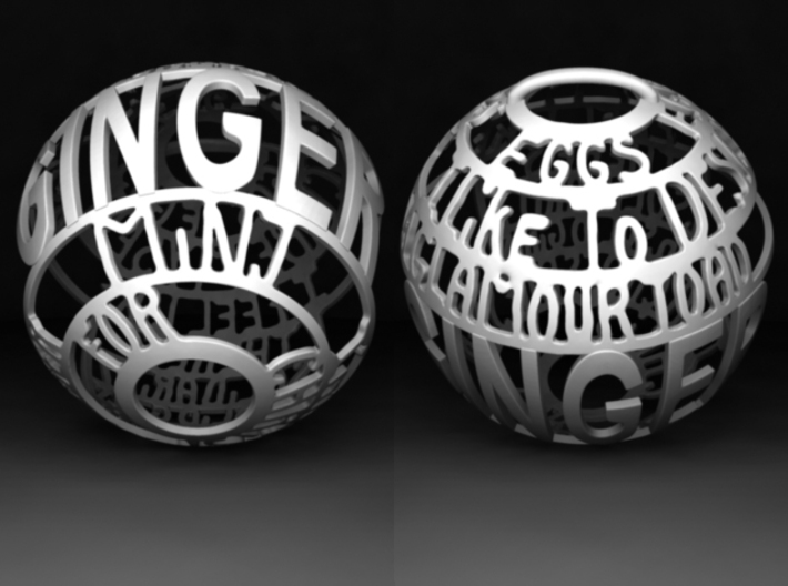 Ginger Quotaball 3d printed 