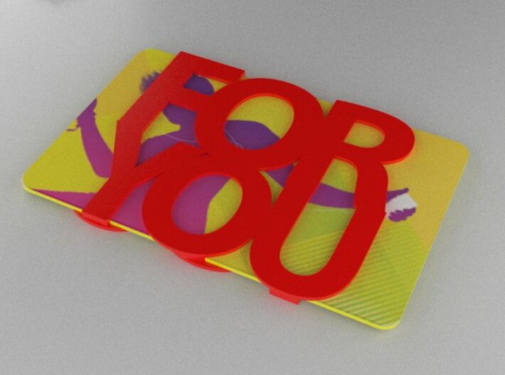 Gift Card Holder For You 3d printed