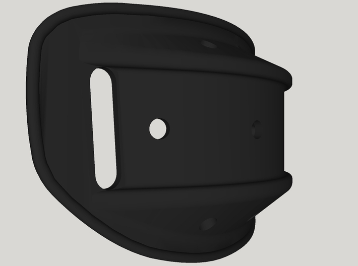 Helmet Chin Cup 3d printed 