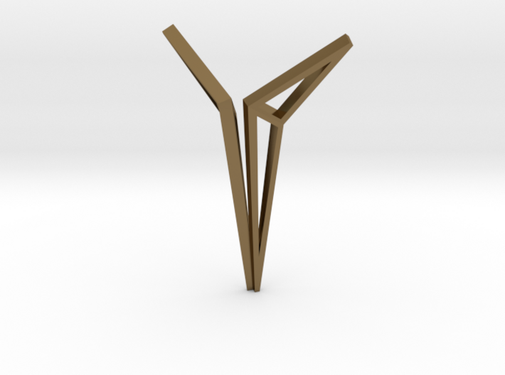 YOUNIVERSAL Origami Structure, Pendant. Sharp Chic 3d printed