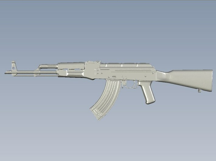 1/18 scale Avtomat Kalashnikova AK-47 rifles x 3 3d printed 