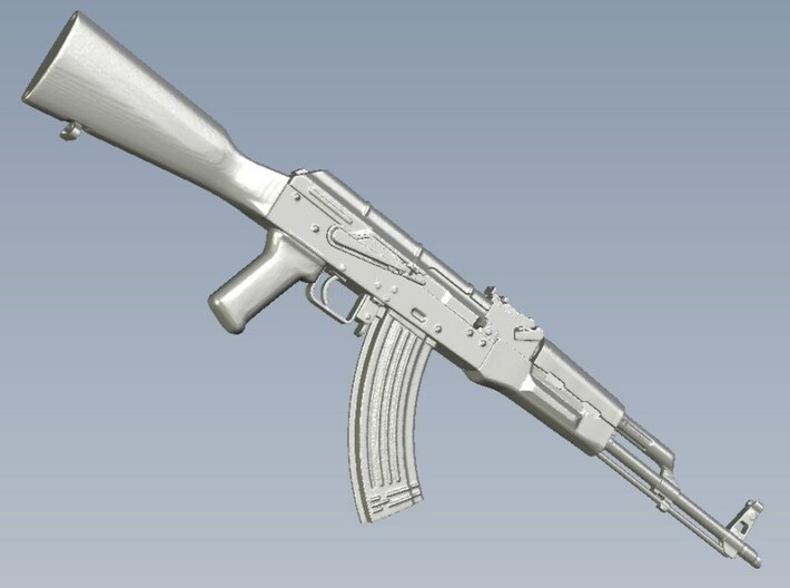 1/18 scale Avtomat Kalashnikova AK-47 rifles x 3 3d printed 