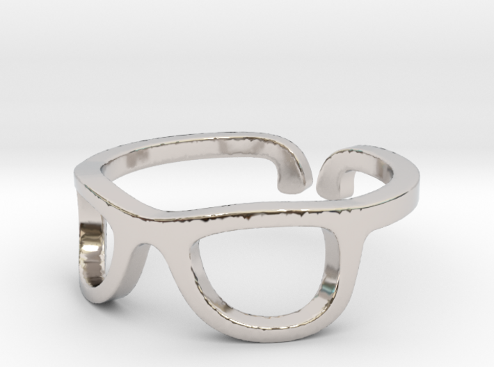 Glasses Ring Ring Size 7.25 3d printed