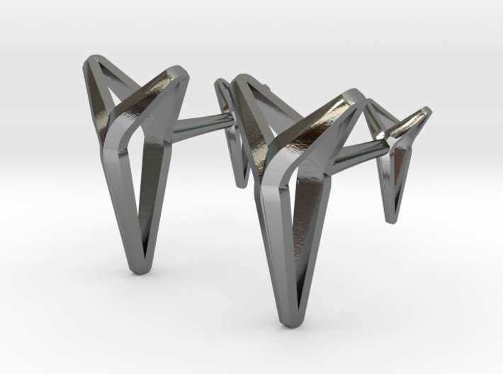 YOUNIVERSAL Cufflinks. Pure Chic for Him 3d printed