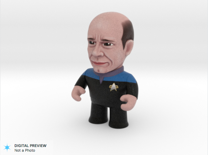 EMH Doctor Star Trek Caricature 3d printed EMH Doctor