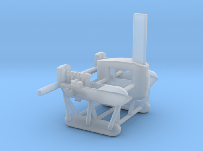 North Sea Class of WW1 1/350 scale 3d printed Engine car detail