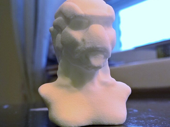 Masked Woman 3d printed