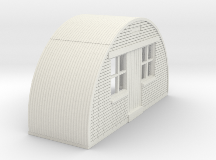 N-87-complete-nissen-hut-front-brick-16-36-1a 3d printed