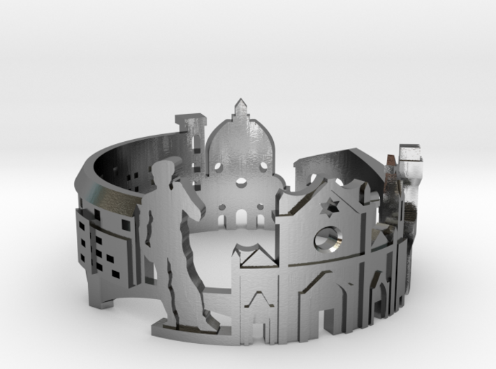 Florence Skyline - Cityscape Ring 3d printed 