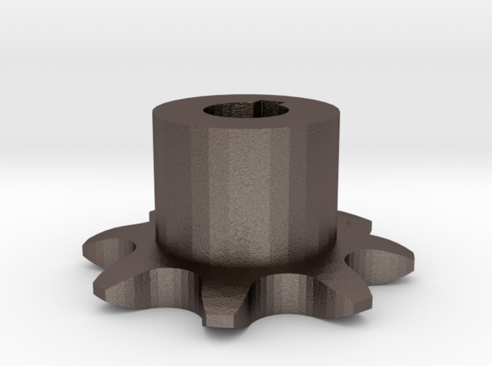 Chain sprocket ISO 05B-1 P8 Z8 3d printed