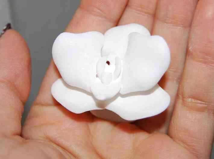 Orchid Ring 3d printed