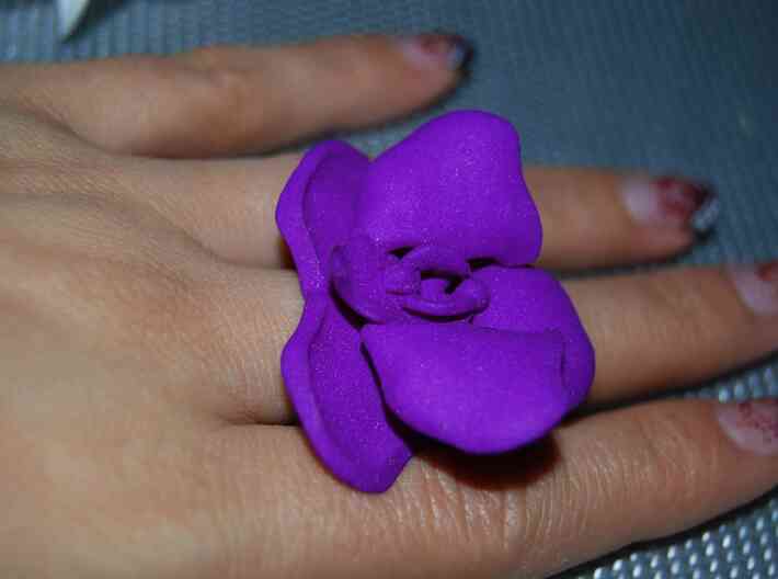 Orchid ring 3d printed
