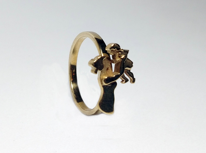 Mother-Daughter Ring - Motherhood Collection 3d printed
