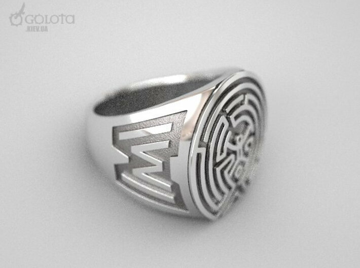 WestWorld maze Ring 3d printed WestWorld Ring