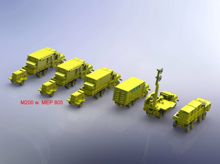 MIM-104 Missile Battery Trucks 1/285 3d printed 