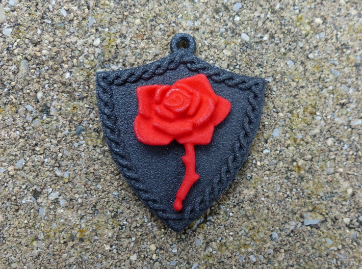 Bleeding Rose Shield - Piece 1 of 2 3d printed Base Only