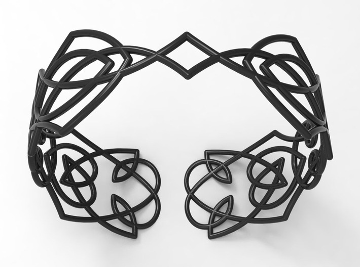 Celtic knots Cuff 4 3d printed