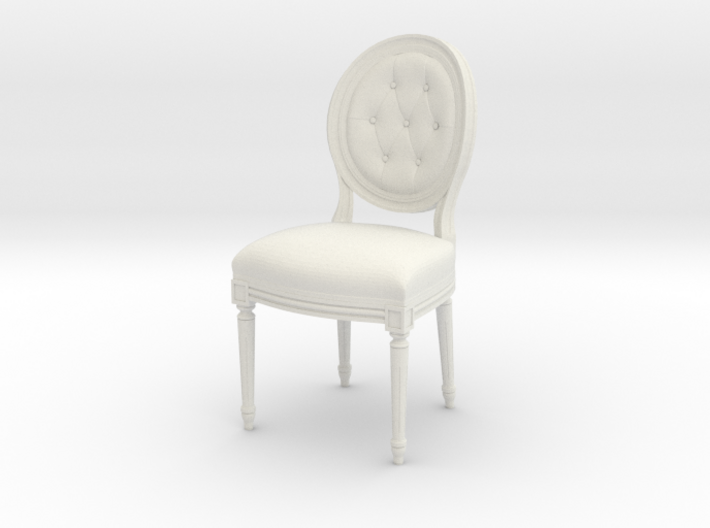 1:22 Louis XVI Side Chair (Custom Scale) 3d printed