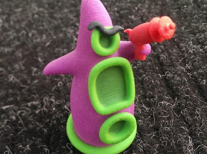 Day of the tentacle purple 6cm 3d printed