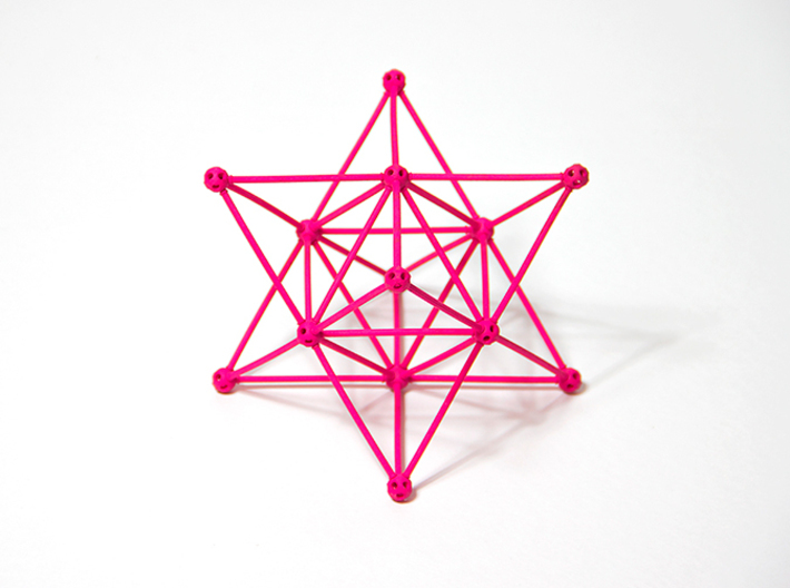 'Sprued' Star Tetrahedron #color 3d printed