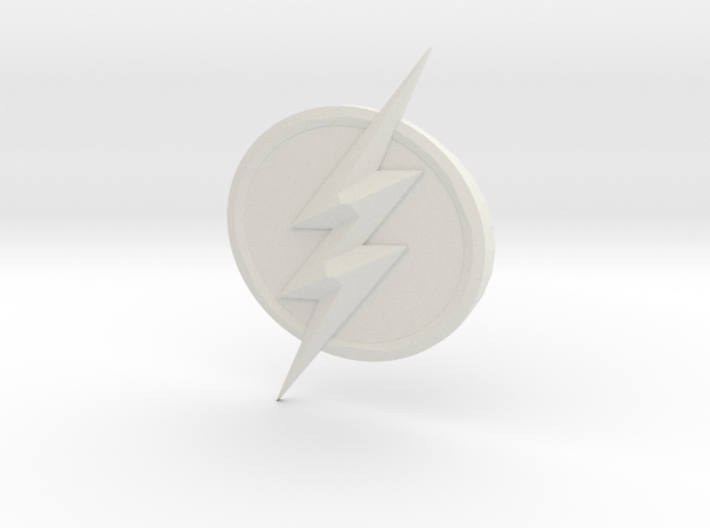 The Flash Emblem 3d printed